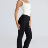 The Drape Neck Ivory Corset Top