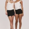 The Drape Neck Ivory Corset Top