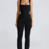 The Fitted Trousers Black Stretch Trousers