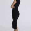 The Icon Black Bandage Midi Dress