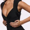 The Icon Black Bandage Top