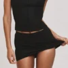 The Mini Black Skirt With Built-In Shorts