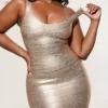 The OG Gold Bandage Maxi Dress