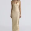 The OG Gold Bandage Maxi Dress