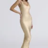 The OG Gold Bandage Maxi Dress