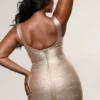 The OG Gold Bandage Maxi Dress