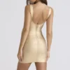 The OG Gold Bandage Mini Dress