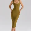 The OG Olive Midi Bandage Dress