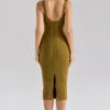 The OG Olive Midi Bandage Dress
