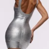 The OG Silver Bandage Mini Dress – Limited Edition