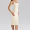 The OG Vanilla Midi Bandage Dress