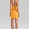 The Supermodel Orange Sherbet Mini Bandage Dress