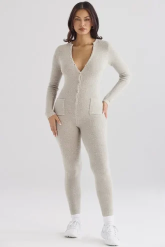 Tiggy Opal Marl Loungewear Jumpsuit