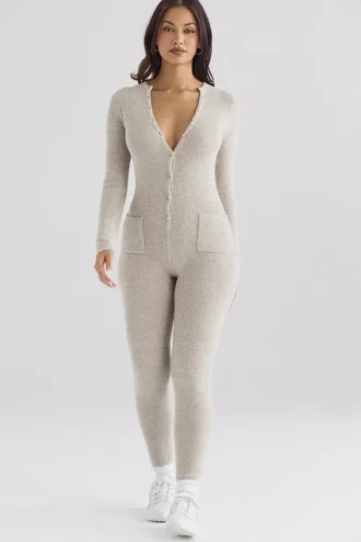 Tiggy Opal Marl Loungewear Jumpsuit