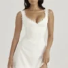Tilly White Pin Tuck Mini Dress