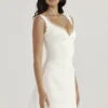 Tilly White Pin Tuck Mini Dress