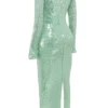 Titania Seafoam Sequin Maxi Gown