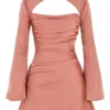 Toira Rose Draped Corset Dress
