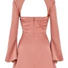 Toira Rose Draped Corset Dress