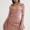 Toira Rose Draped Corset Dress