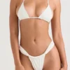 Tropez Ivory Halter Neck Bikini Top