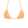 Tropez Light Orange Halter Neck Bikini Top