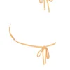 Tropez Light Orange Halter Neck Bikini Top