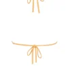 Tropez Light Orange Halter Neck Bikini Top