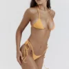 Santorini Light Orange Tie Side Bikini Bottom
