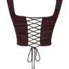 Una Rich Brown Corset