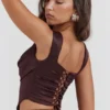 Una Rich Brown Corset