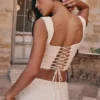 Una Vintage Cream Lace Corset