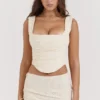 Una Vintage Cream Lace Corset