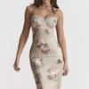 Venus Vintage Floral Midi Dress
