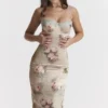 Venus Vintage Floral Midi Dress