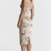 Venus Vintage Floral Midi Dress