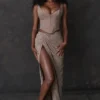 Vesper Mushroom Maxi Skirt