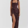 Una Rich Brown Corset