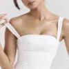 Vivien White Broderie Anglais Midi Sundress