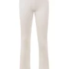 Wren Ivory Cashmere Slim Cigarette Pants