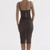 Yolanda Black Lace Midi Skirt