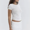 Yves White Knit Top