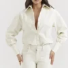Zuri Ivory Denim Shirt